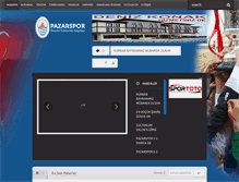 Tablet Screenshot of pazarspor.org.tr